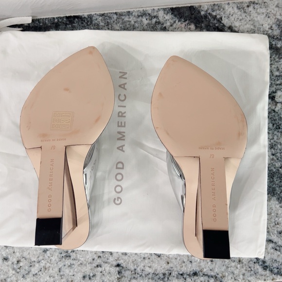 RESERVED FOR TRADE!!   GOOD AMERICAN CINDER FU*KING RELLA SANDAL WEDGES - Picture 6 of 6